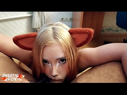 ❤️ Kitsune swallow dick and cum in her mouth ❌ Sex video at us ❌️